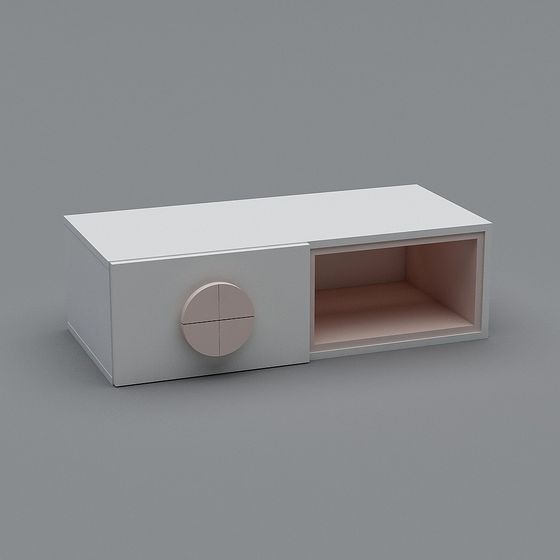 Minimalist Side Table 3D model