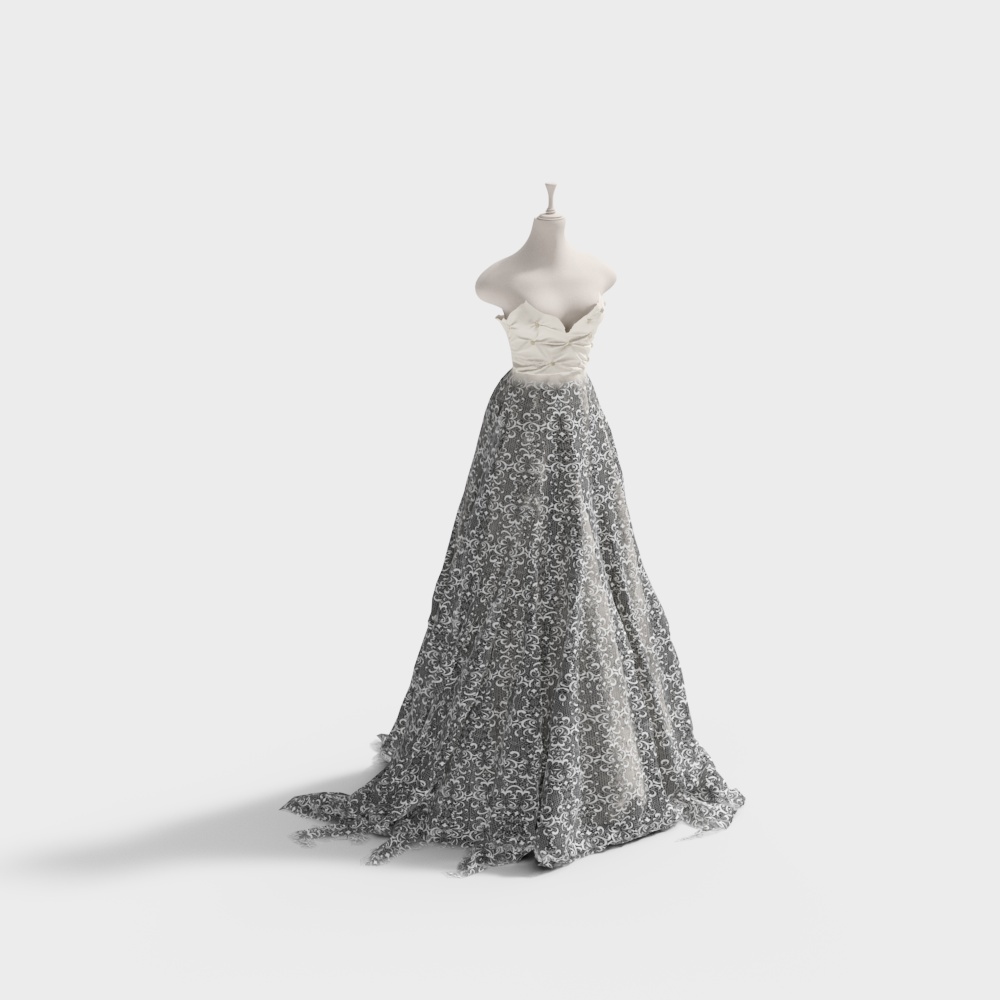 Robe de mariée beige