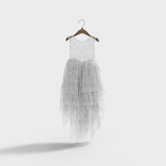 Lace Dream 3D model - Elegant Dress Design