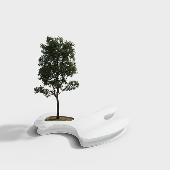 Chaise de coiffure en verdure extérieure