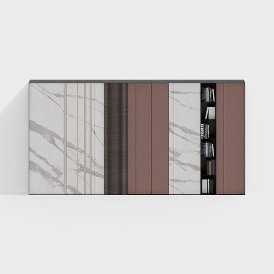 Urban Bookshelf 3D model
