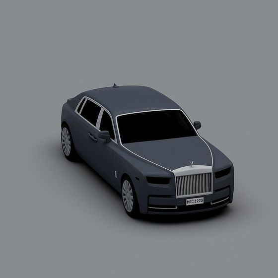 Low-Poly Rolls Royce Phantom 3D model