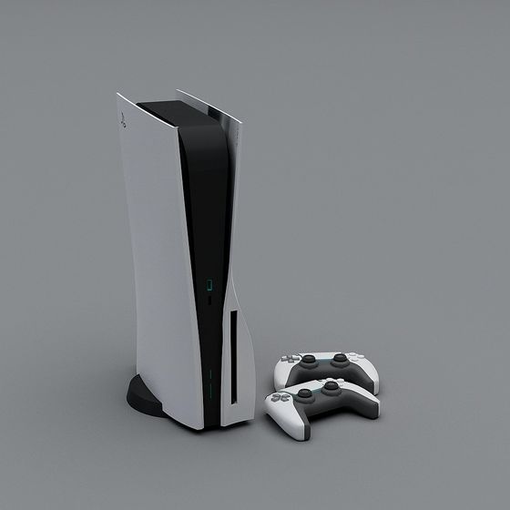 PlayStation 5 Console 3D model