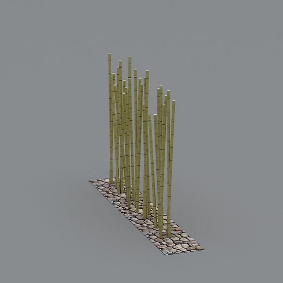 Elegant Bamboo Forest 3D model for Natural Scenes