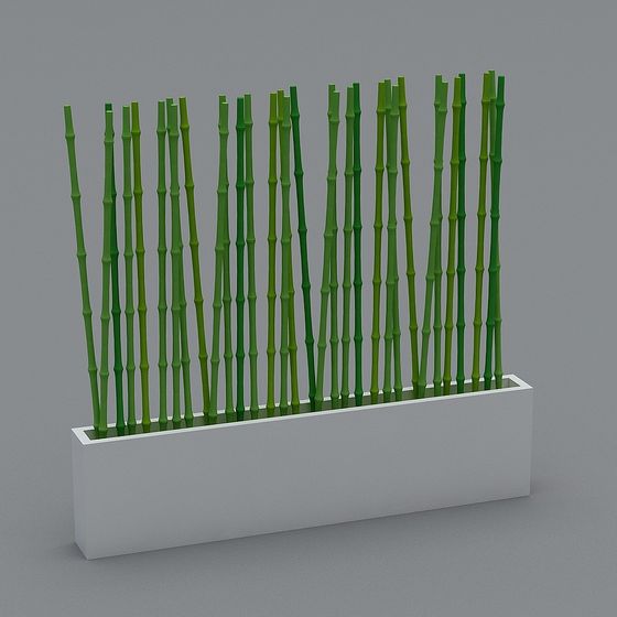 Lush Bamboo Forest 3D Model