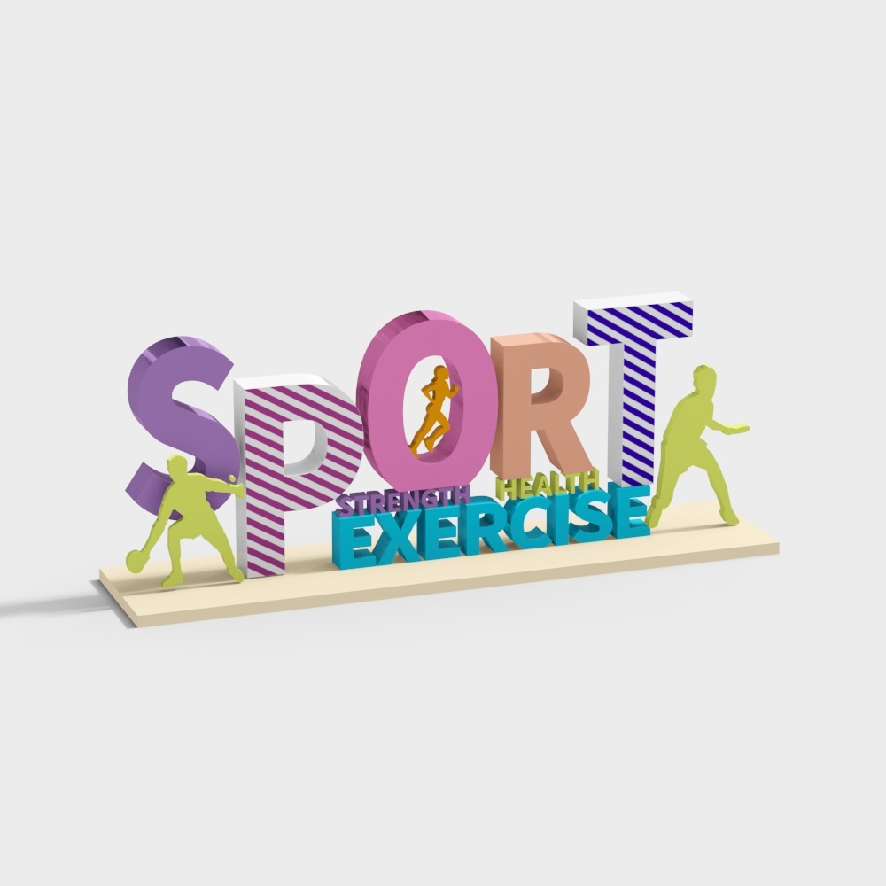 Dynamic Sports Vitality 3D Model