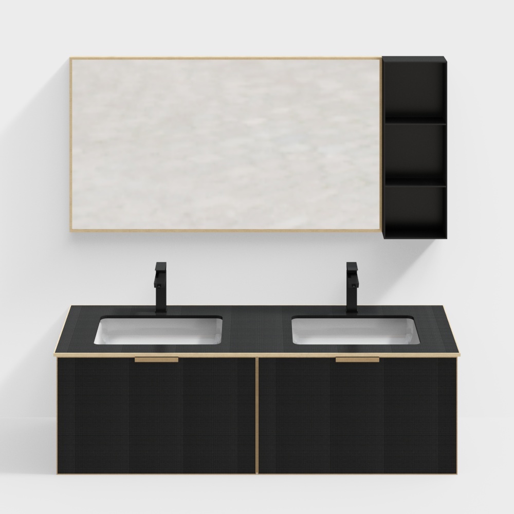 อุปกรณ์สุขภัณฑ์ Daqin - การปรับแต่งตามมาตรฐาน - ตู้ในห้องน้ำ