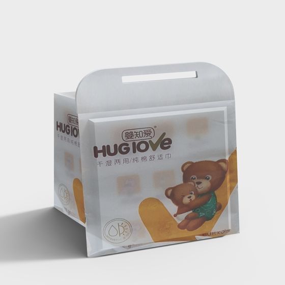 Hug Love Packaging Box 3D model