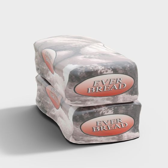 Ever Bread Packaging Box 3D Model