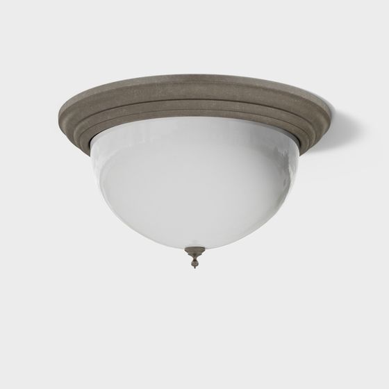 Vintage Style Ceiling Lamp 3D model for Modern Interiors