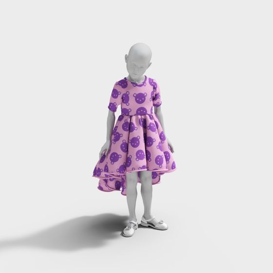 Whimsical Princess 3D Model