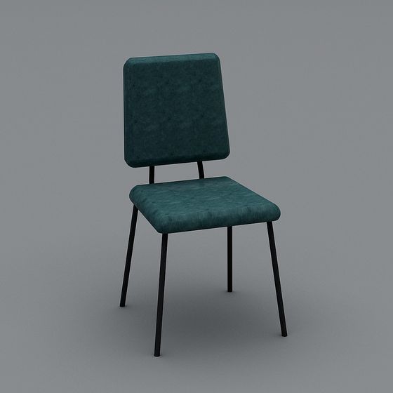 Urban Velvet Chair 3D model