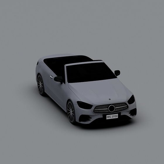 Urban Style Convertible Car 3D model