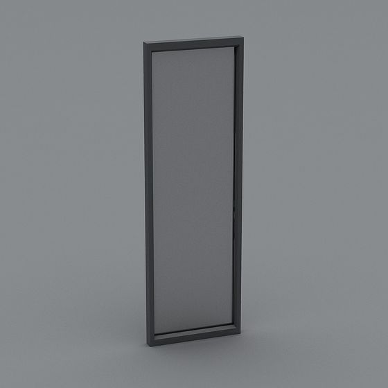 Chic Low-Poly Mirror 3D model for Modern Design