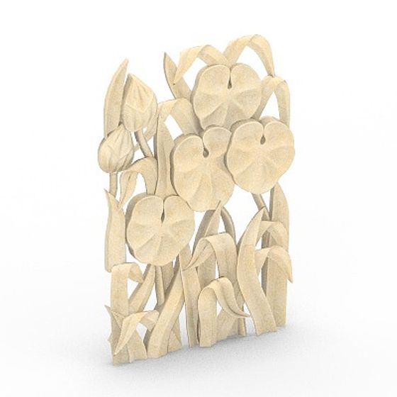 Flower Language Window 3D model