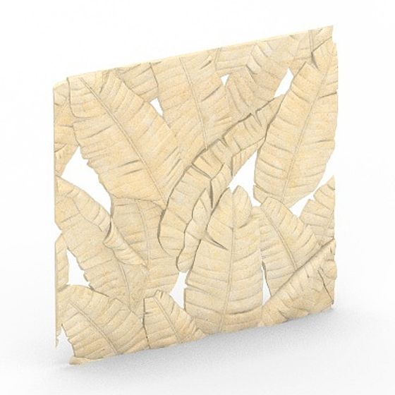 Tropical Flair Wall Decor 3D Model