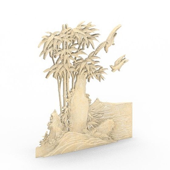 Tropical Oasis 3D model