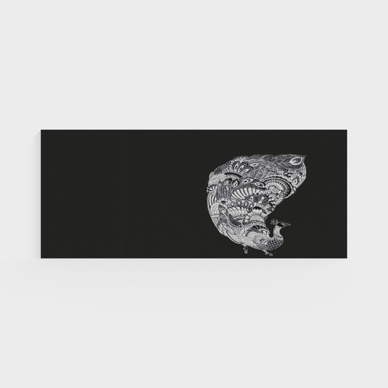 Peacock Dance 3D Model