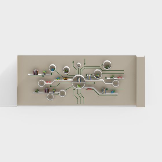 Circuit Shelf 3D Model
