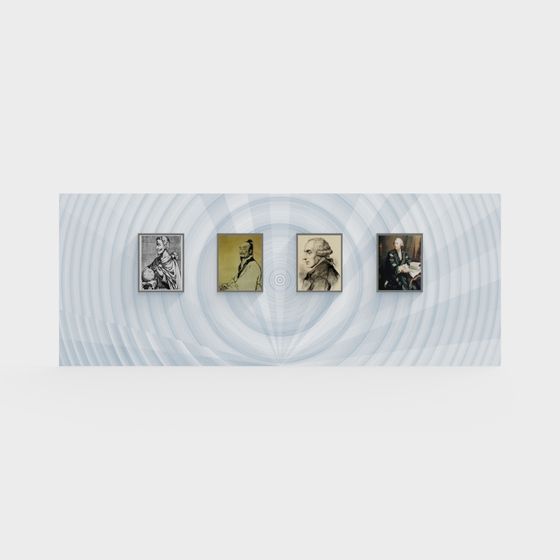 Historical Portrait Frame 3D model