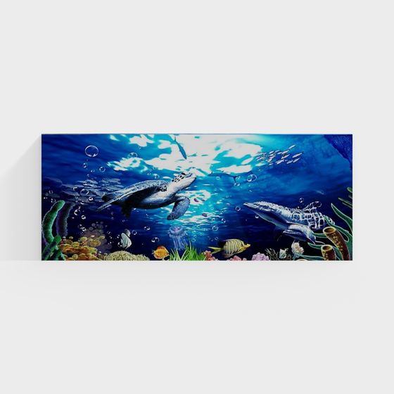 Underwater World 3D Model for Enchanting Deep Sea Exploration