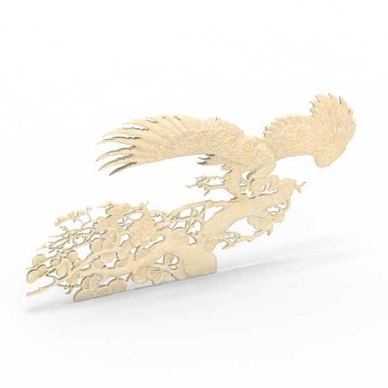 Forest Dance Phoenix 3D model