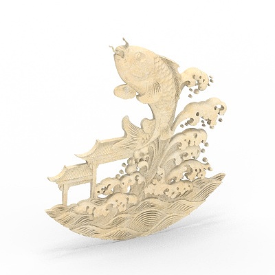 Chinese carved combination