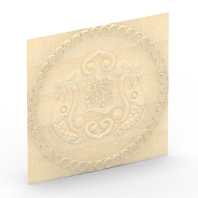 Chinese relief 3D model-4