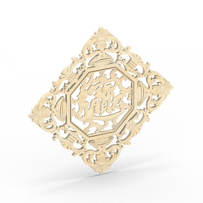 New Chinese relief 3D model-5