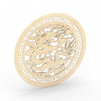 New Chinese style carving and relief combination
