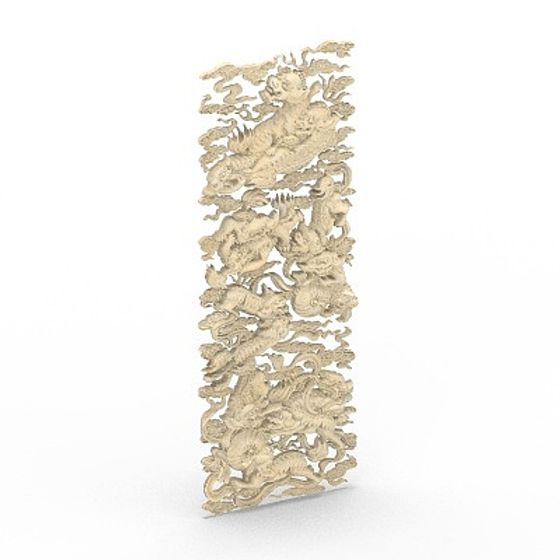 Cloud Dragon Screen 3D model