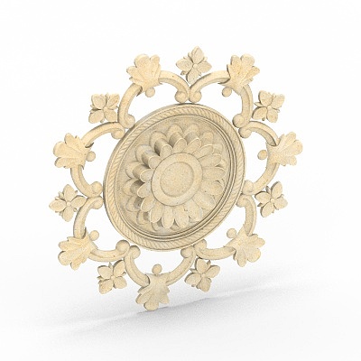European carved 3D model-1