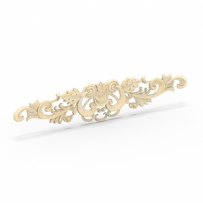 Victorian Scroll 3D Model for Creative Projects
