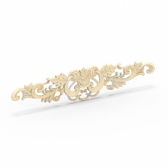 Victorian Scroll 3D Model for Creative Projects