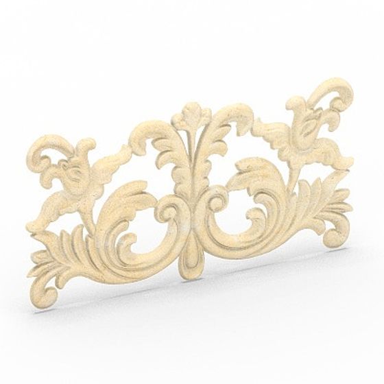 Classical Floral Ornament 3D model