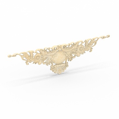 European carved 3D model-11