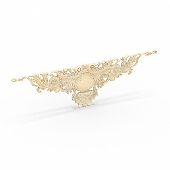 Golden Wreath Low Poly 3D Model for Designers