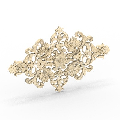 European carved 3D model-19