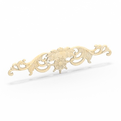 Elegant Classical Lace Decoration 3D model
