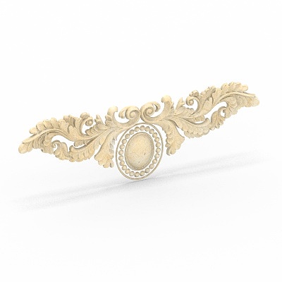 European carved 3D model-7