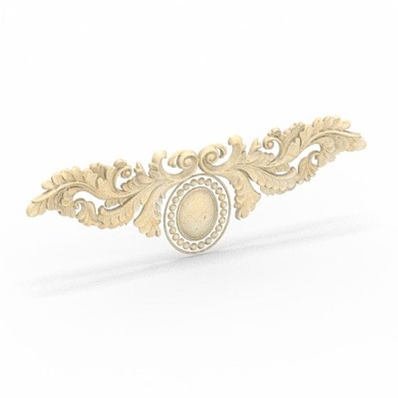 Elegant Baroque Style 3D Model for Creative Projects