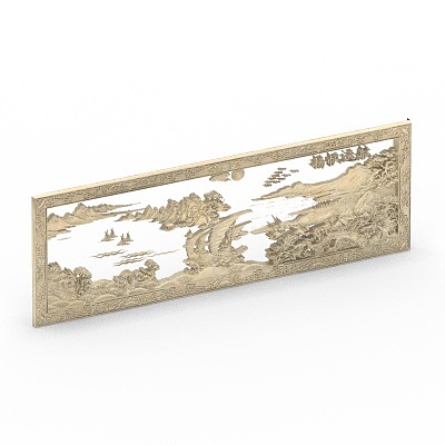 Chinese relief 3D model-Yang Fan Yuanhang