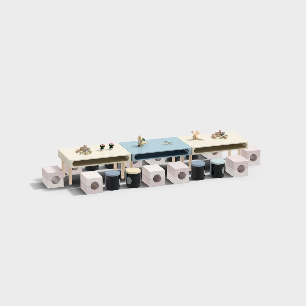 Modular Living Room 3D model