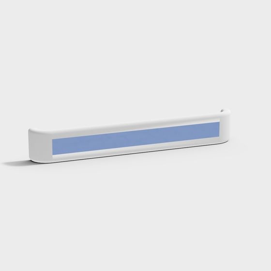 Modern Hospital Corridor Medical Handrail 3D Model