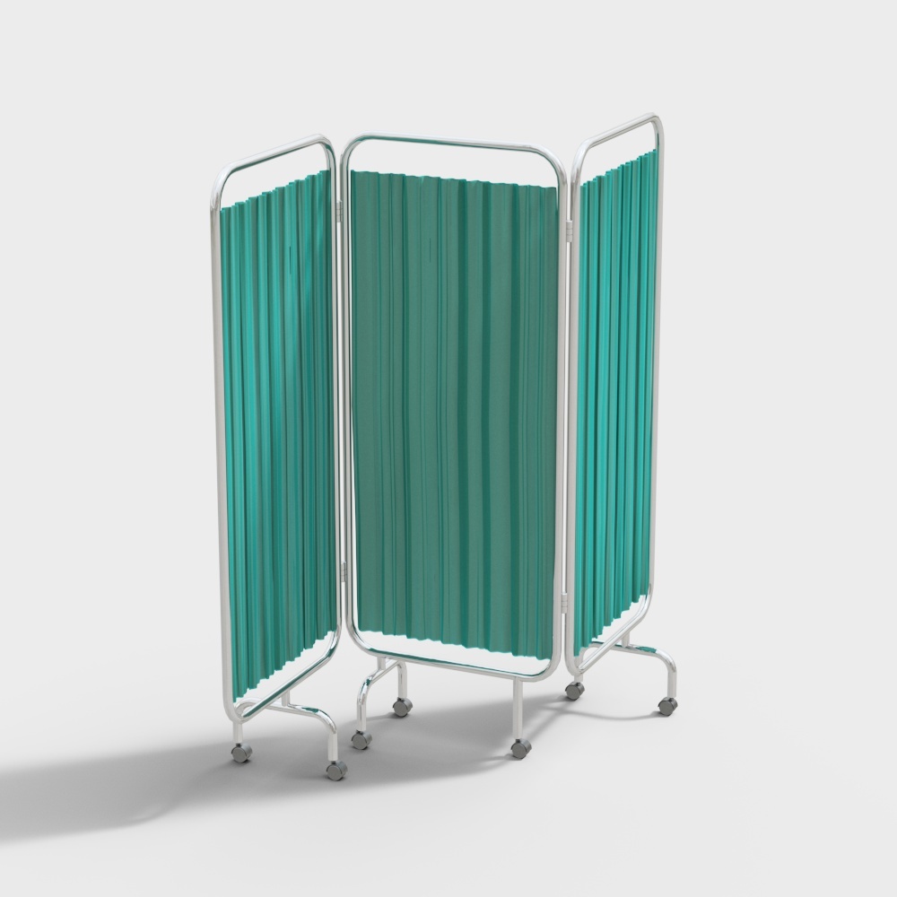 Stylish Movable Screen 3D model