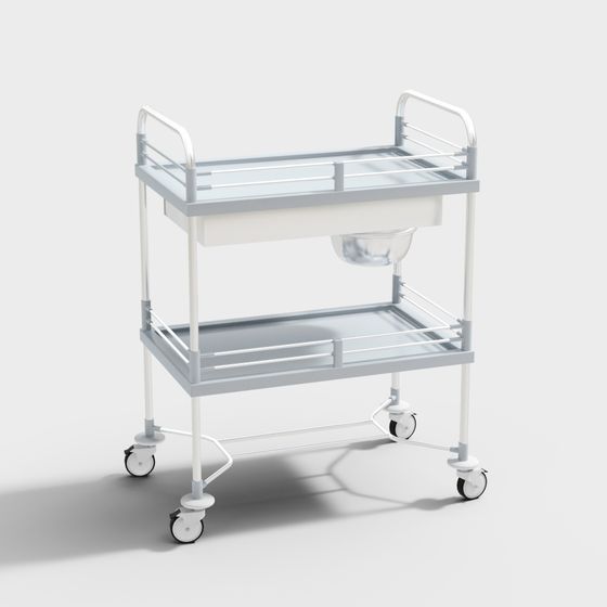 Estantería móvil moderna para equipo médico