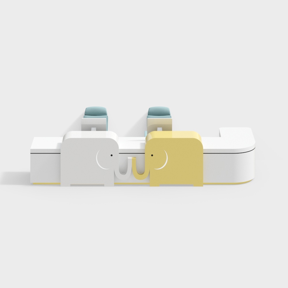 Estación de Enfermería del Pasillo del Hospital Infantil Moderno