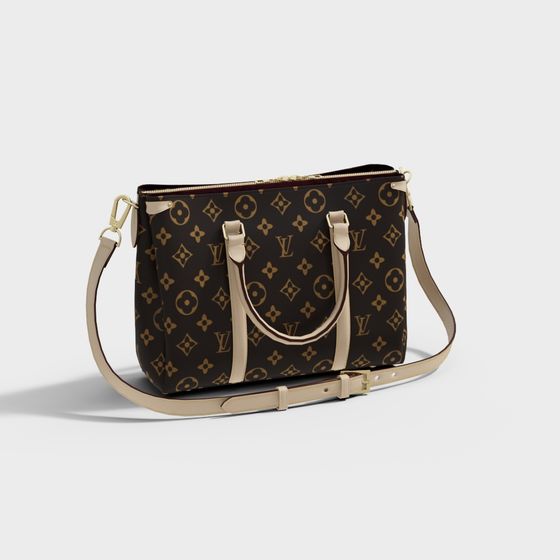 Elegant Low-Poly Handbag 3D Model