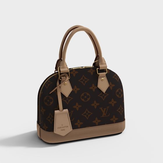 Elegant Handbag 3D model for Modern Design