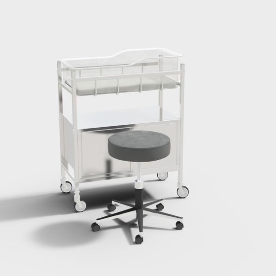 현대적인 의료용 모바일 랙